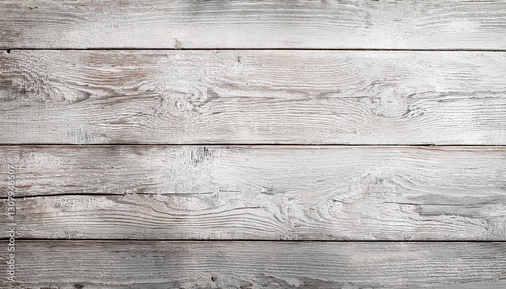 Obraz premium abstract old white wooden board background with gray scratched and wood grain texture