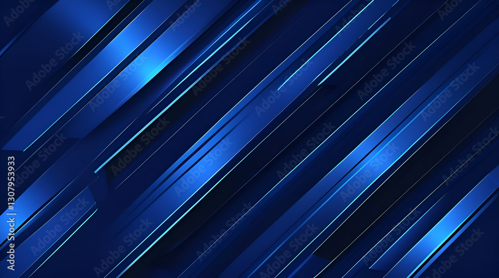 Futuristic Abstract 3D Geometric Background – High-Tech Metallic Blue Design Futuristic Abstract 3D Geometric Background – High-Tech Metallic Blue Design