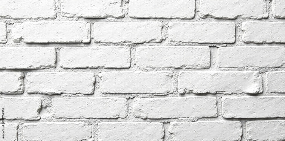 Obraz premium Textured whitewashed brick wall, ideal for displays , photography backdrop, shabby chic, photography