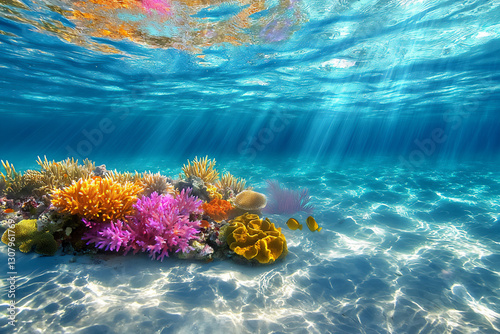 Fototapeta Naklejka Na Ścianę i Meble -   caribbean autumn midday