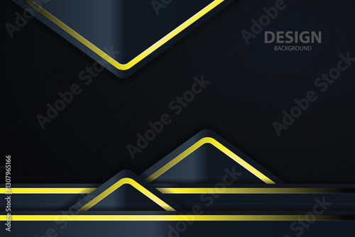 gold Abstract vector background board for text and message design modern. vector illustration
