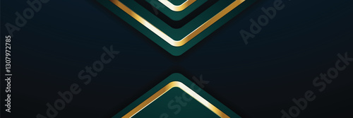 gold banner Abstract vector background board for text and message design modern. vector illustration