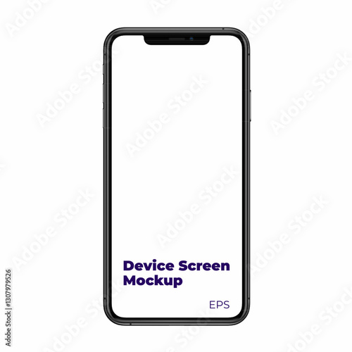 phone device screen mockup