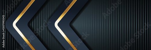 gold banner Abstract vector background board for text and message design modern. vector illustration