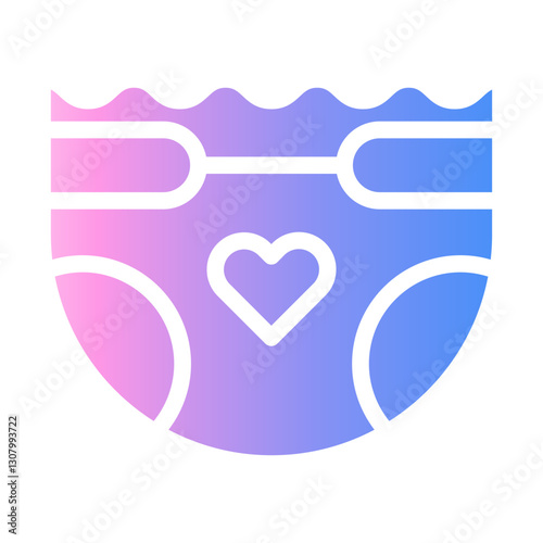 diapers Gradient icon