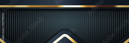 gold banner Abstract vector background board for text and message design modern. vector illustration