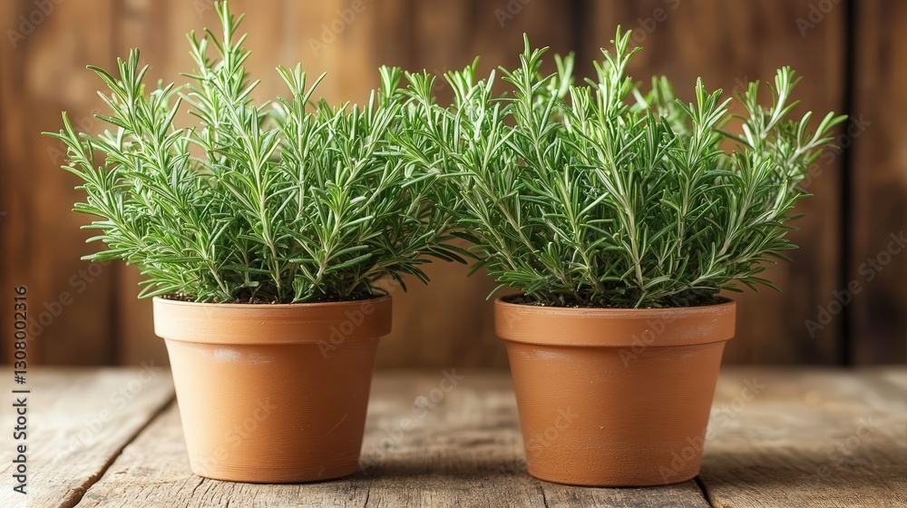 small pot, showcasing their lush greenery and aromatic qualities small pot, showcasing their lush greenery and aromatic qualities