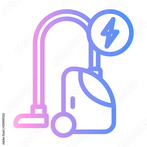 vacuum Line Gradient Icon