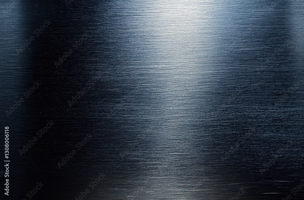 Smooth and Sleek Brushed Metal Surface with Reflections and Gradients in Shades of Silver and Blue for Background or Texture Applications Smooth and Sleek Brushed Metal Surface with Reflections and Gradients in Shades of Silver and Blue for Background or Texture Applications