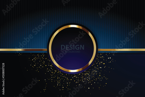 gold Abstract vector background board for text and message design modern. vector illustration