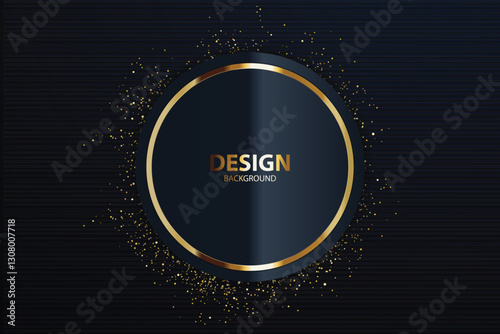 gold Abstract vector background board for text and message design modern. vector illustration