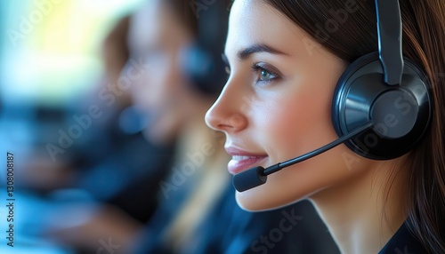 A customer service team using a CRM tool to manage client relationships and improve service, CRM, Customerfocused and organized