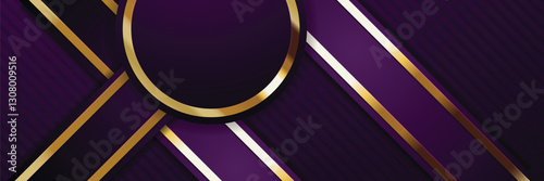gold banner Abstract vector background board for text and message design modern. vector illustration