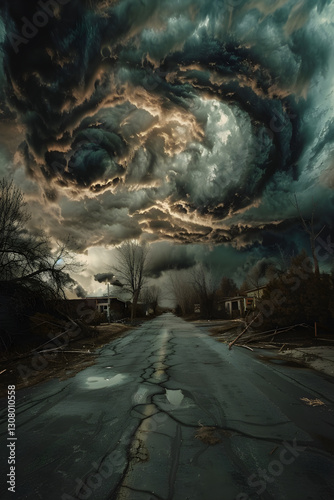 The Darkened Echoes of a Forgotten Street: A Visual Representation of Metal Music's Atmosphere