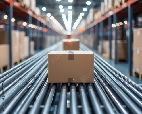 Wallpaper Mural A distribution center handling logistics and inventory for a global ecommerce company, Supply Chain Management, Fastpaced and efficient Torontodigital.ca