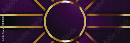 gold banner Abstract vector background board for text and message design modern. vector illustration