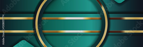 gold banner Abstract vector background board for text and message design modern. vector illustration