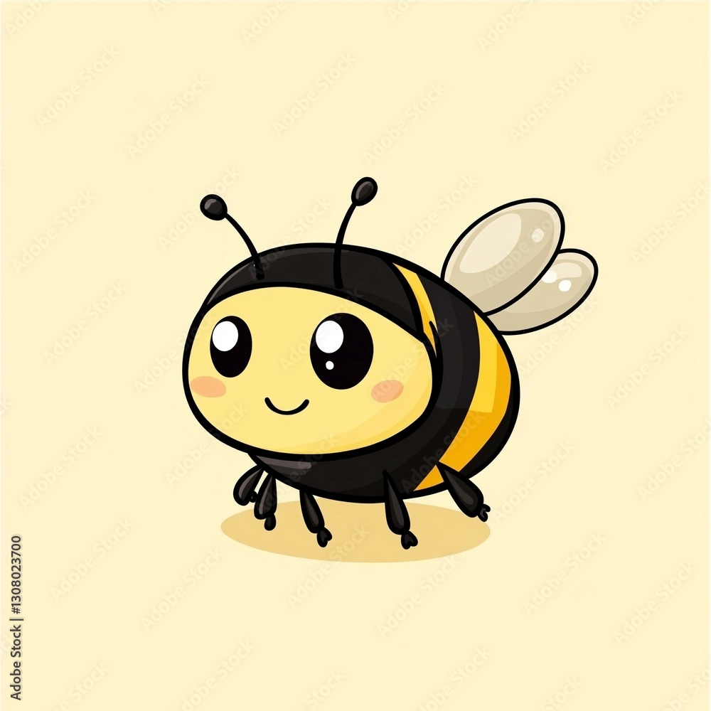 Obraz premium funny bee cartoon