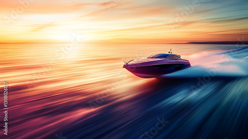 Obraz na płótnie boat, speed, water, yacht, ship, speedboat, red, sea, car, motor, transport, transportation, travel, isolated, fast, vector, sport, illustration, cruise, summer, plane, ufo, airplane, motorboat, nauti w salonie