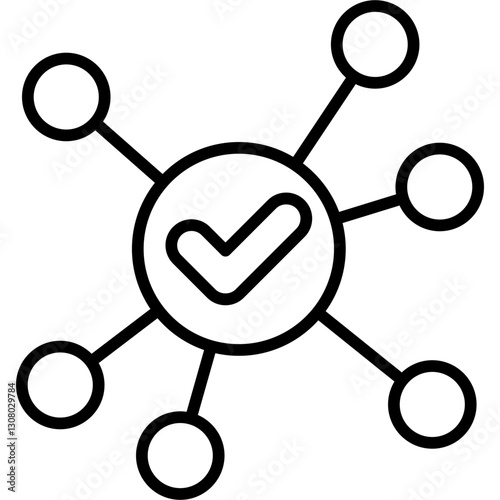 Scanned Networking Icon