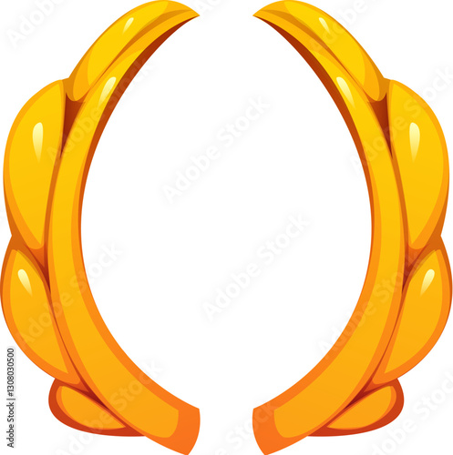 Cartoon Egyptian font parentheses punctuation sign. Egyptian mythology English ABC punctuation sign, ancient history vector game latin alphabet special symbol or Africa civilization font element
