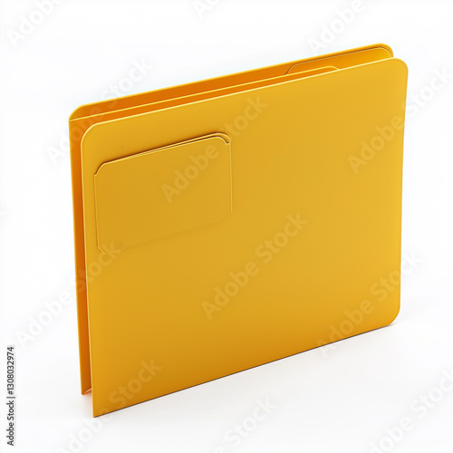 Yellow File Folder 
