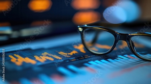 Wallpaper Mural A stock analyst analyzing earnings per share EPS to gauge a company s profitability, Fundamental Analysis, Financial and detailed Torontodigital.ca