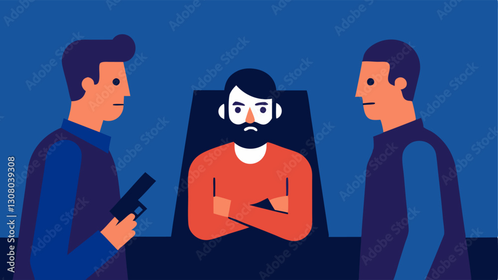 These vector illustrations can effectively convey the tense yet hopeful atmosphere of a hostage negotiation scenario. These vector illustrations can effectively convey the tense yet hopeful atmosphere of a hostage negotiation scenario.