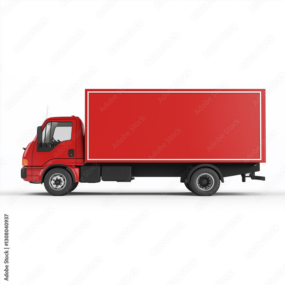 Delivery Truck for Mockup 