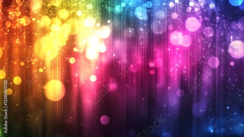 Vibrant Digital Abstract Colorful Background