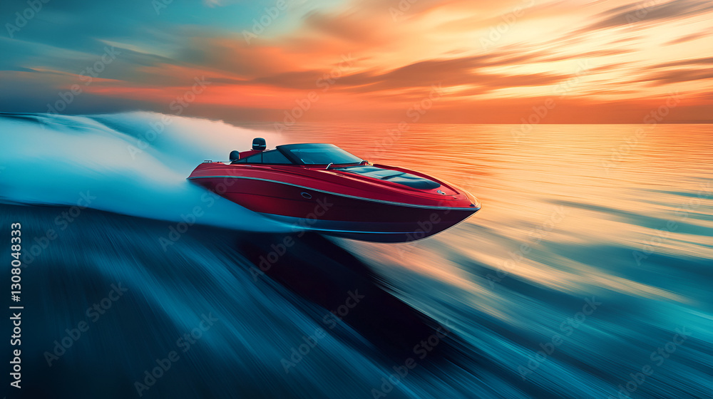 boat, speed, water, yacht, ship, speedboat, red, sea, car, motor, transport, transportation, travel, isolated, fast, vector, sport, illustration, cruise, summer, plane, ufo, airplane, motorboat, nauti
