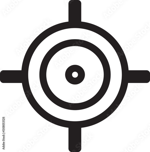 Target icon vector. goal icon vector. target marketing icon vector
