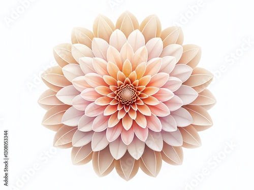 Wallpaper Mural Clean Minimalist Flower Illustration Repeat Pattern for Textile Design & Wallpaper Torontodigital.ca