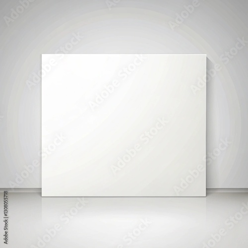 Wallpaper Mural White board isolated on white background. Torontodigital.ca