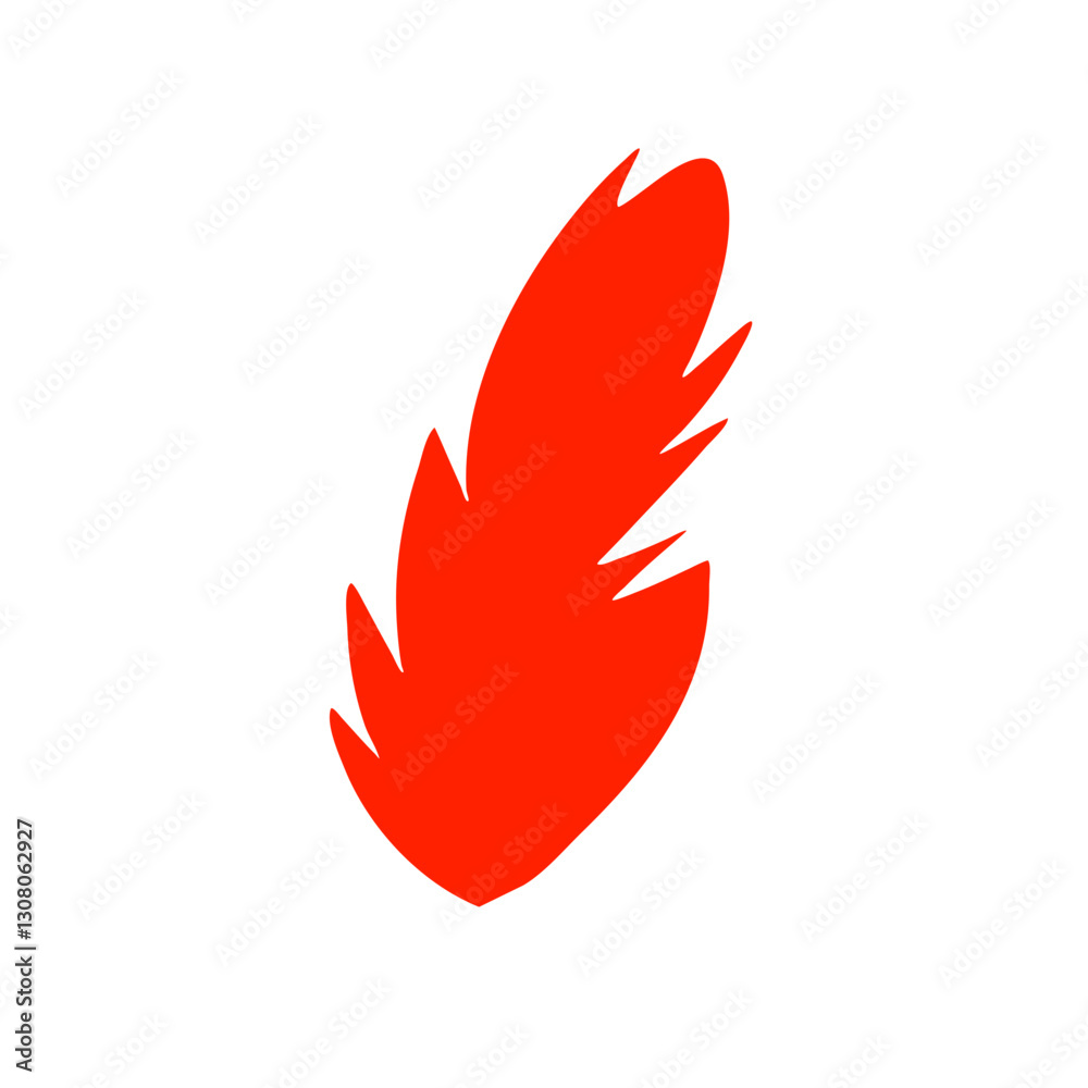 Fototapeta premium Feather icon vector 