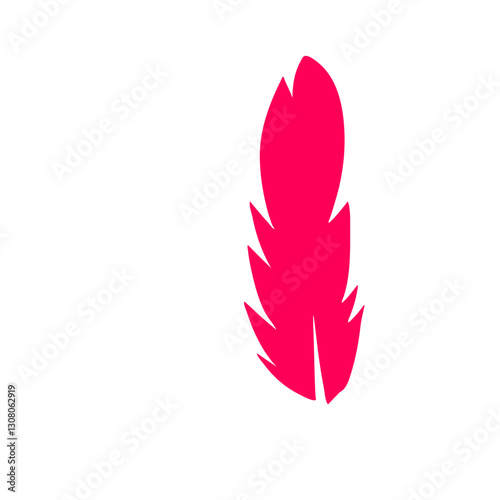 Feather icon vector
