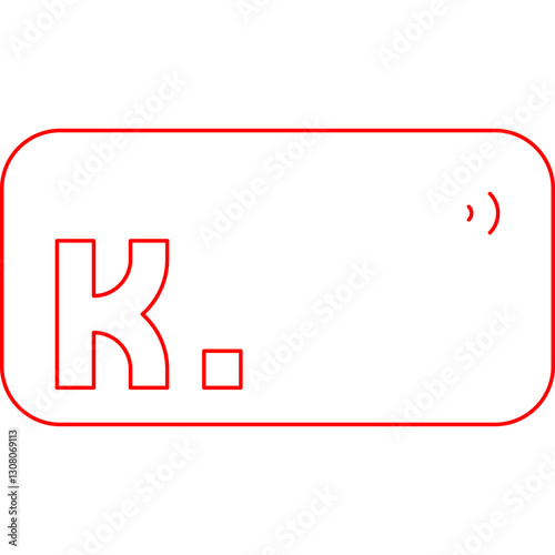 Klarna icon single vector illustration