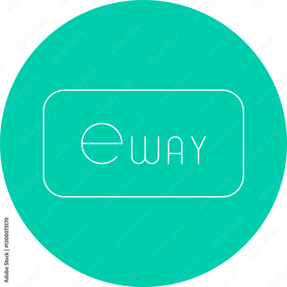 Eway icon single vector illustration Eway icon single vector illustration