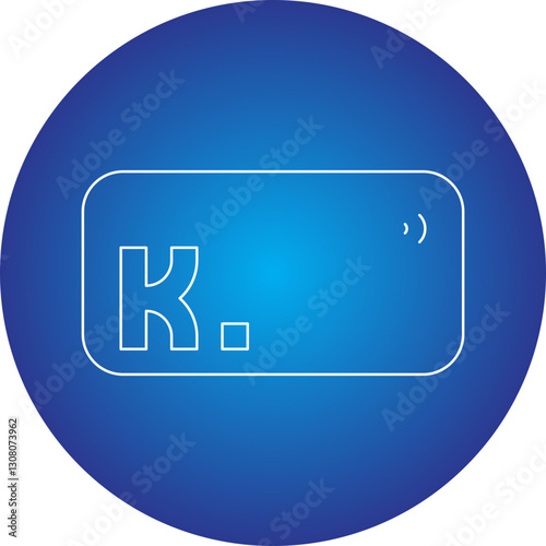 Klarna icon single vector illustration