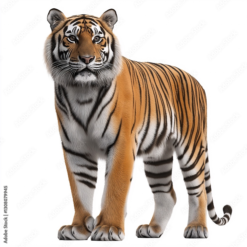 Obraz premium Majestic Tiger in Natural Habitat - Ferocious Wildlife Photography Portrait