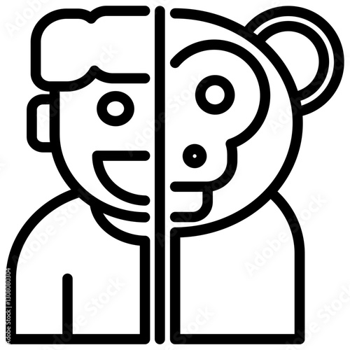 Dehumanization Outline Icon