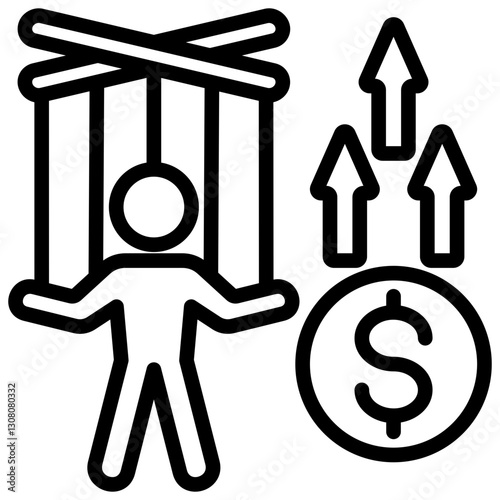 Exploitation Outline Icon