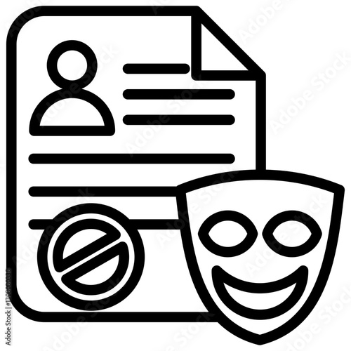 Misrepresentation Outline Icon