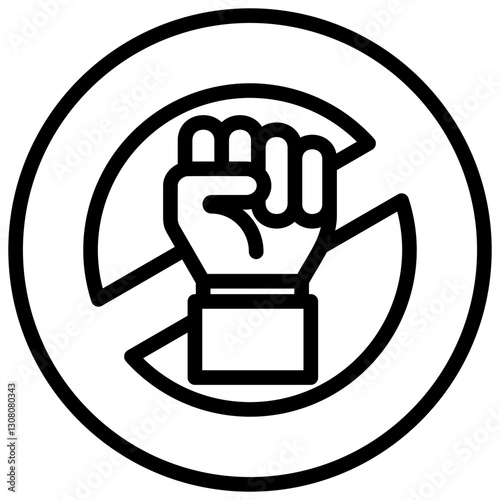 Disenfranchisement Outline Icon