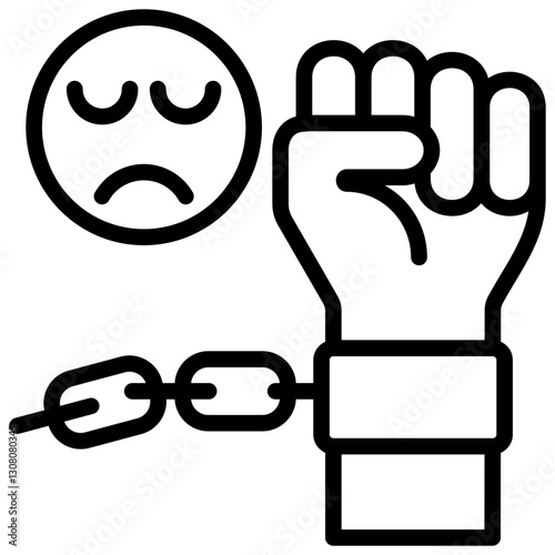 Disempowerment Outline Icon
