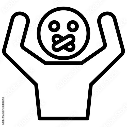 Silencing Outline Icon