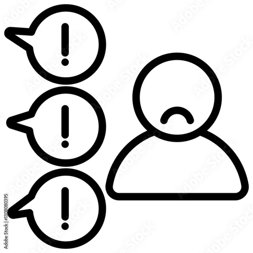 Discrimination Outline Icon
