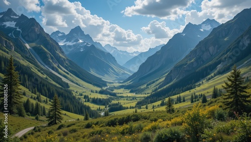 Alpine Valley, Scenic Mountain Views