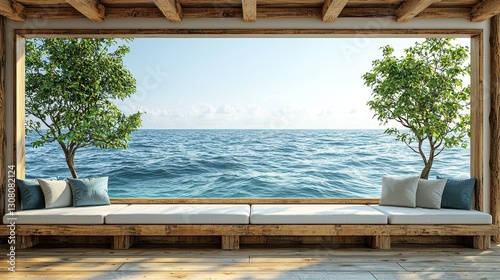 Coastal Cabin Viewpoint  Tranquil Setting
