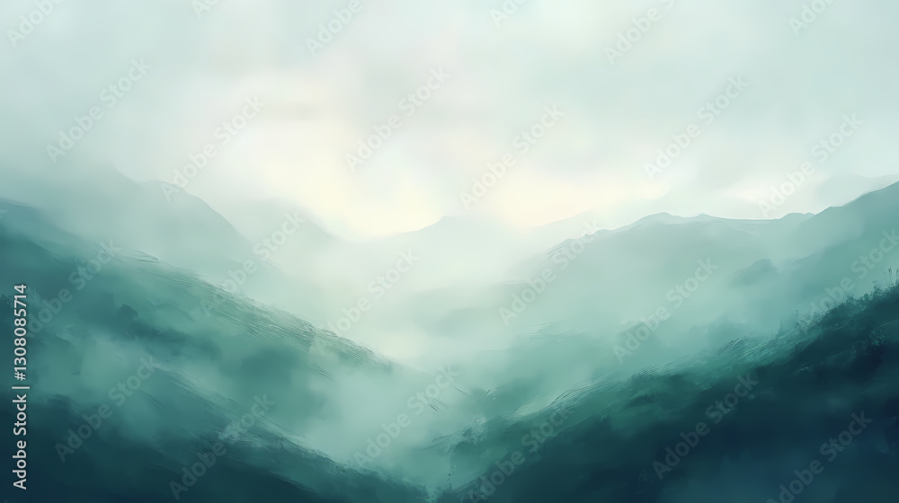 Abstract background blending soft hues and textures creating a serene atmosphere in a tranquil setting. Serene - Valley. Illustration Abstract background blending soft hues and textures creating a serene atmosphere in a tranquil setting. Serene - Valley. Illustration
